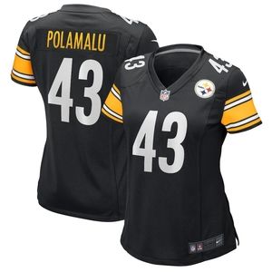 Women's Pittsburgh Steelers Polamalu #43 Jersey XXL EUC